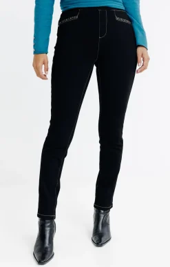 Pantalons<Armand Thiery Tregging bi-stretch - Noir