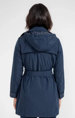 Impers & Parkas<Armand Thiery Trench avec double patte de boutonnage - Marine