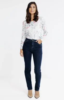 Tee-shirts<Armand Thiery T-SHIRT COL ROND MANCHES LONGUES - Écru
