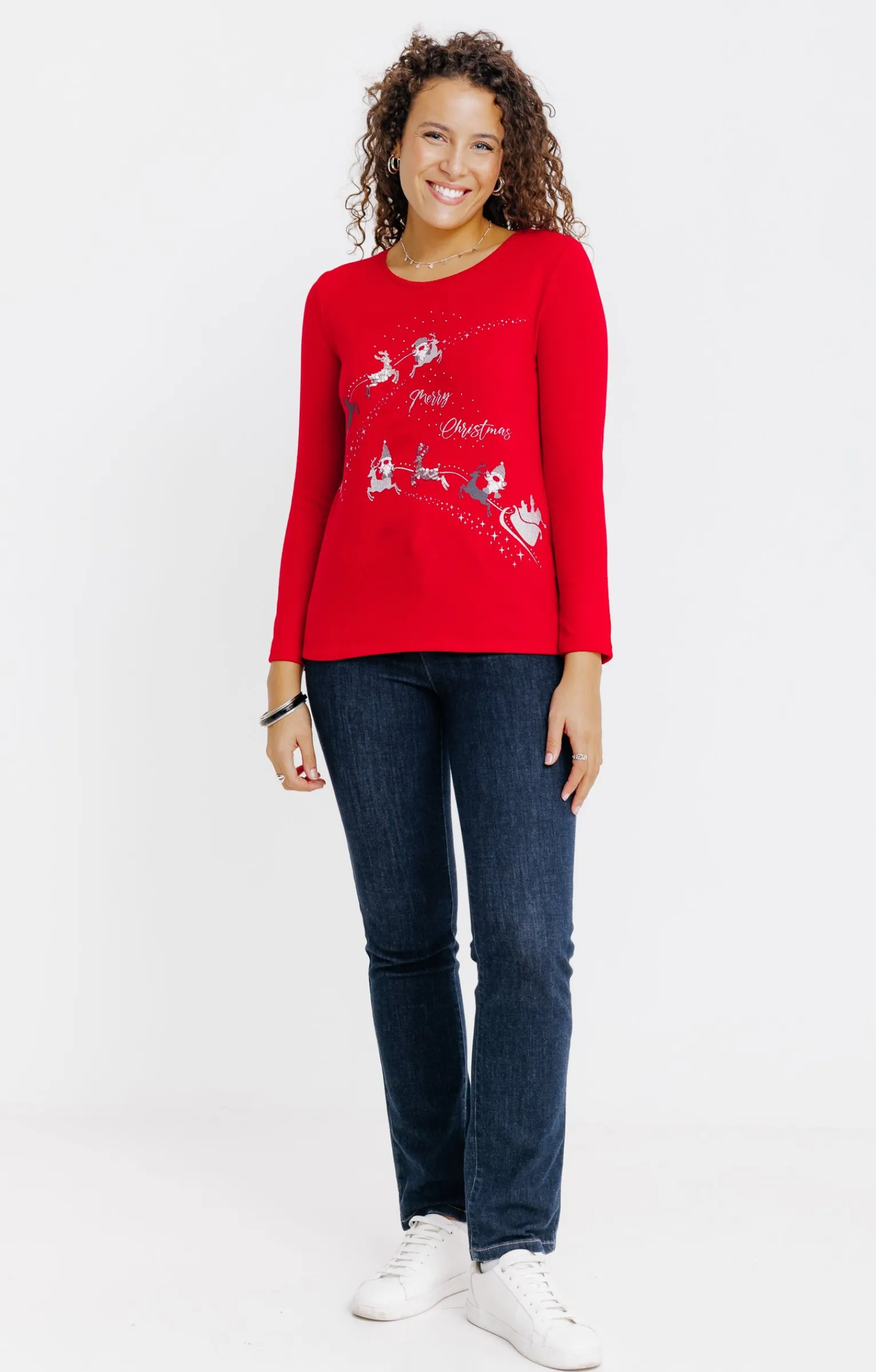 Tee-shirts<Armand Thiery T-SHIRT IMPRIME COL ROND - Rouge