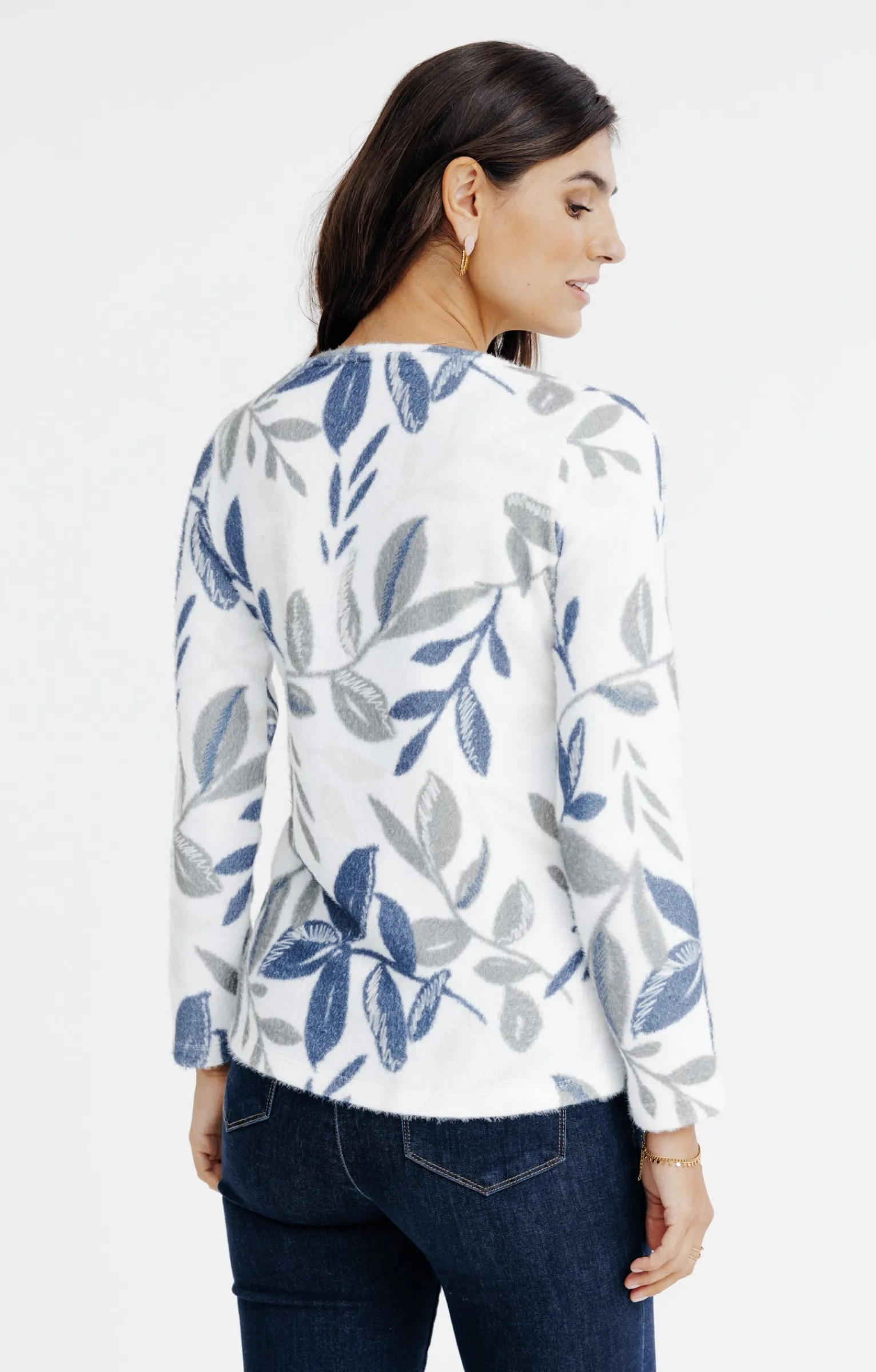 Tee-shirts<Armand Thiery T-SHIRT IMPRIME MANCHES LONGUES - Écru