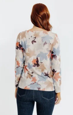Tee-shirts<Armand Thiery T-SHIRT MANCHES LONGUES COL ROND - Beige