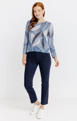 Tee-shirts<Armand Thiery T-SHIRT MANCHES LONGUES COL ROND - Grisclair