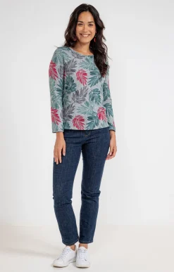 Tee-shirts<Armand Thiery T-SHIRT MANCHES LONGUES COL ROND - Vertnil
