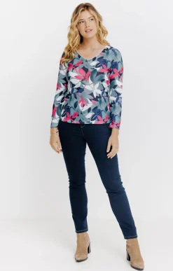 Tee-shirts<Armand Thiery T-SHIRT MANCHES LONGUES COL ROND - Vertnil