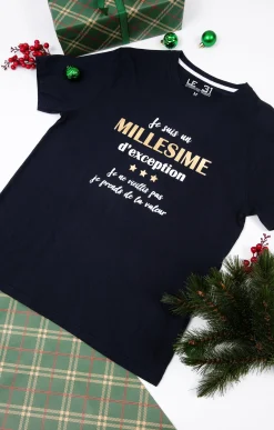 Polos & Tee-shirts<Armand Thiery T-shirt millesime - Marine