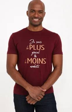 Polos & Tee-shirts<Armand Thiery T-shirt Modeste - Bordeaux