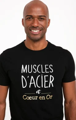 Polos & Tee-shirts<Armand Thiery T-shirt muscle - Noir
