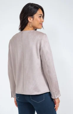 Vestes<Armand Thiery Veste en suédine non doublée - Grège