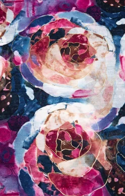 Accessoires<Armand Thiery VOILE CHAUD IMPRIME - Bleu
