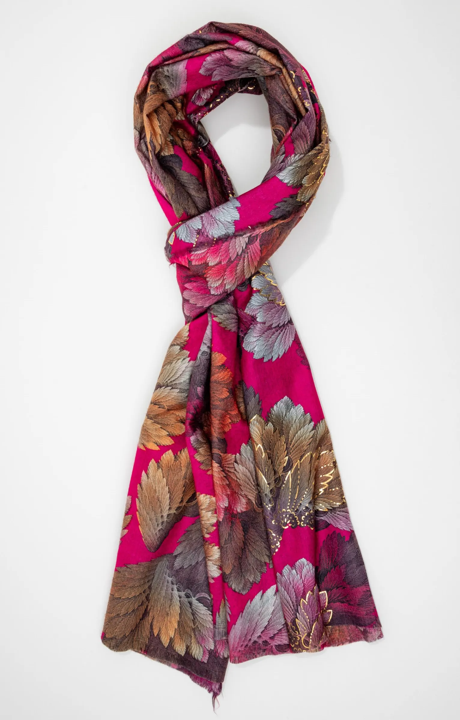 Accessoires<Armand Thiery VOILE CHAUD IMPRIME - Framboise
