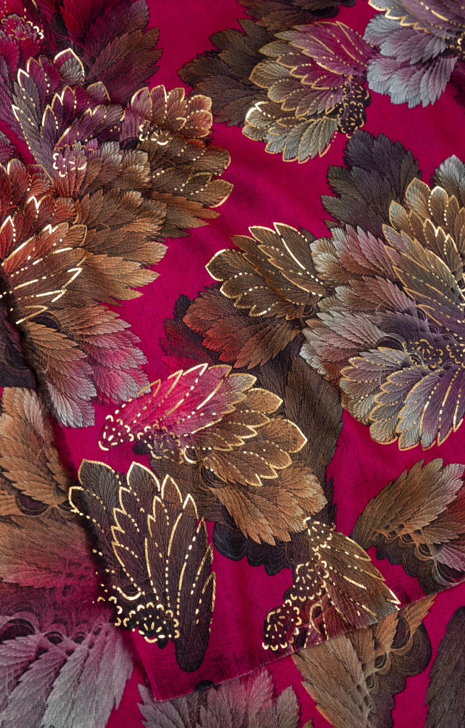 Accessoires<Armand Thiery VOILE CHAUD IMPRIME - Framboise